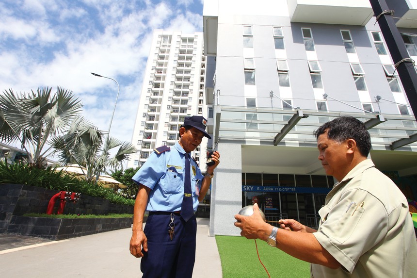 Sự chuyên nghiệp của các đơn vị quản lý, vận hành góp phần không nhỏ trong việc xây dựng lối sống văn hóa ở chung cư. Ảnh: Lê Toàn