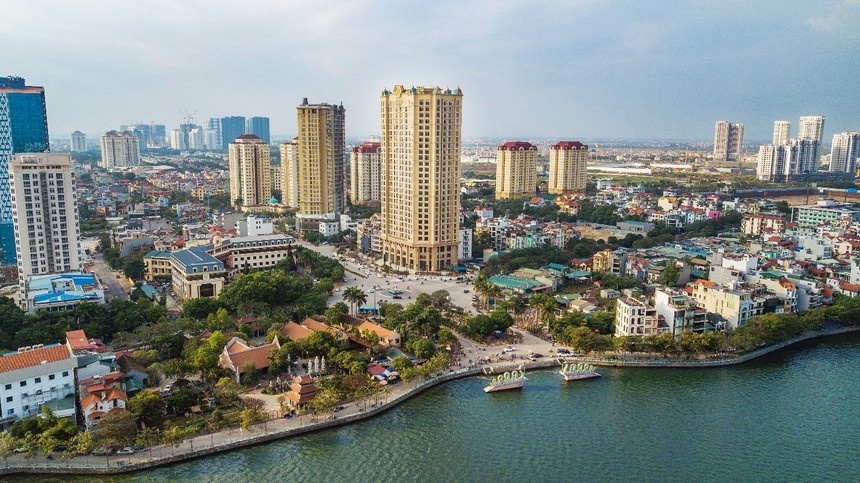 Hai tòa tháp D’. El Dorado ngay sát hồ Tây