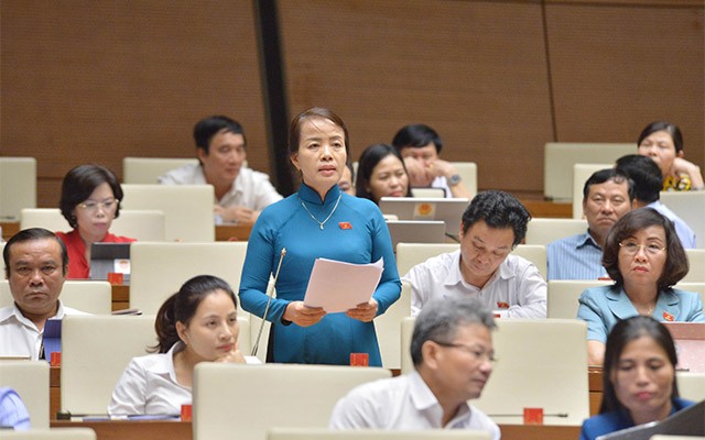 Một phiên họp toàn thể của Quốc hội khoá XIV - (Ảnh QP).