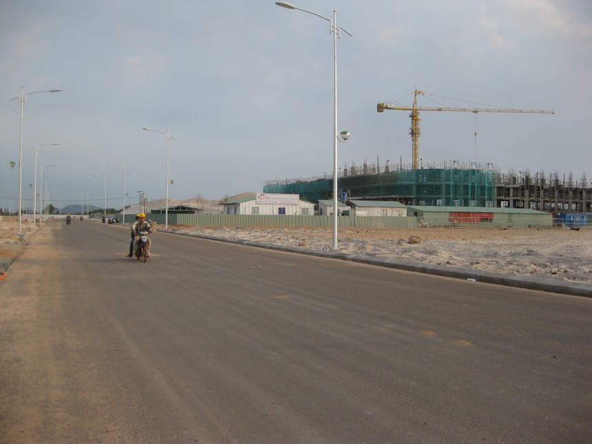 Công trường Dự án Novotel Phú Quốc vào đầu tháng 4 