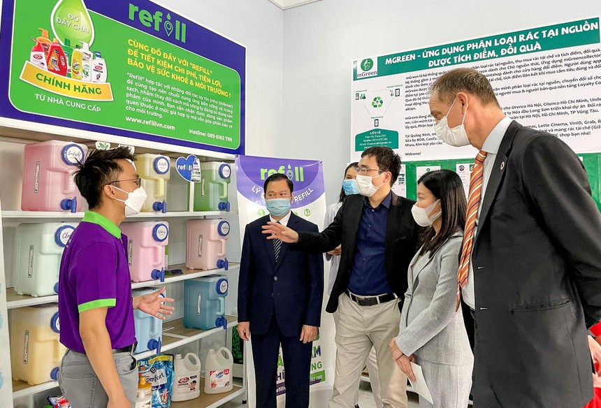 EPPIC Shop trưng bày các sản phẩm, dịch vụ sáng tạo nhằm giảm ô nhiễm rác thải nhựa.