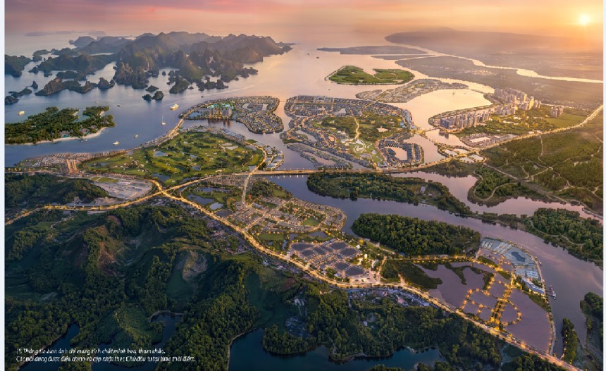 Phối cảnh tổng thể đự án Vinhomes Global Gate Hạ Long.