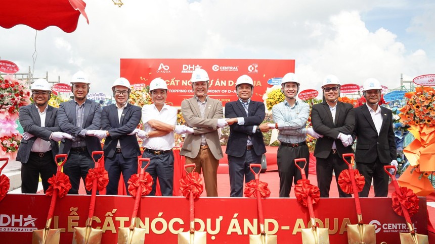 Dự án D-Aqua (Quận 8) cất nóc vào ngày 01/7/2024
