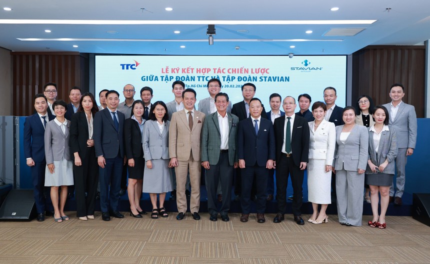 Tập đoàn TTC ký kết hợp tác chiến lược với Tập đoàn Stavian