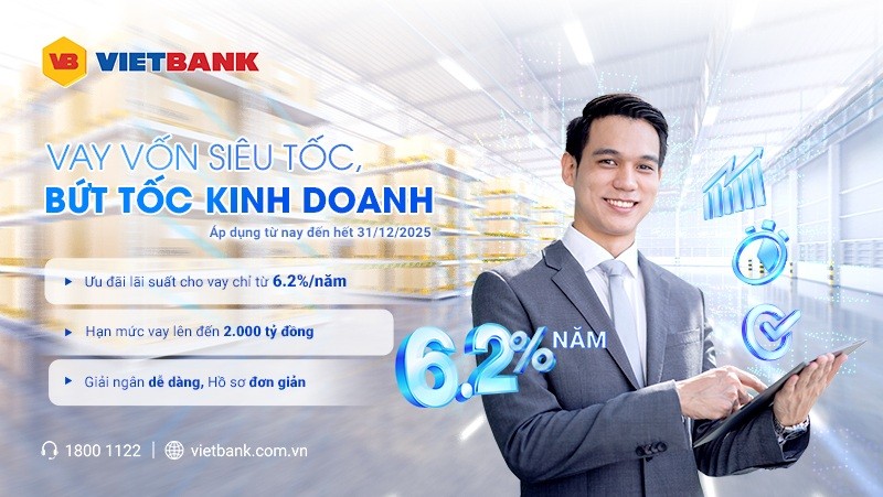 Vietbank tung gói tín dụng 2.000 tỷ đồng hỗ trợ các doanh nghiệp vừa và nhỏ