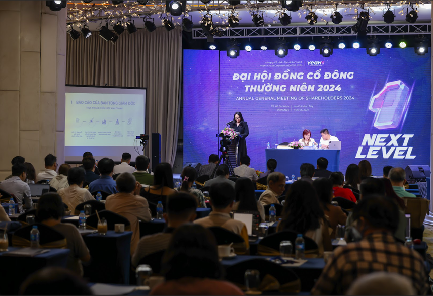 ĐHĐCĐ Yeah 1 (YEG): Xây dựng 2 phương án kinh doanh, doanh thu 2024 tối thiểu đạt 800 tỷ đồng