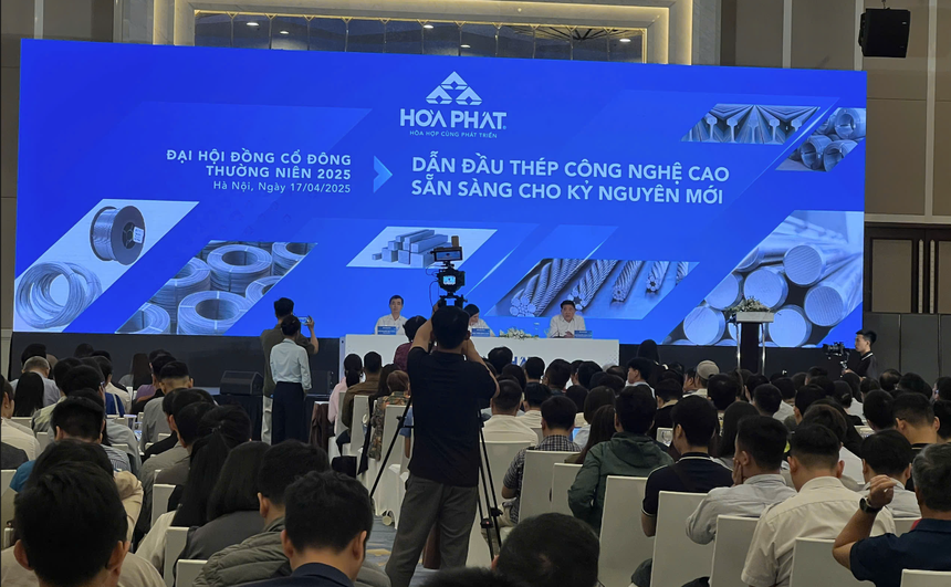 ĐHCĐ Hòa Phát (HPG): Tập đoàn sẽ không điều chỉnh kế hoạch kinh doanh dù Mỹ áp thuế đối ứng với Việt Nam