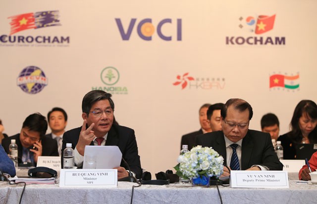 Bộ trưởng Bộ Kế hoạch và Đầu tư Bùi Quang Vinh. Ảnh: Đức Thanh
