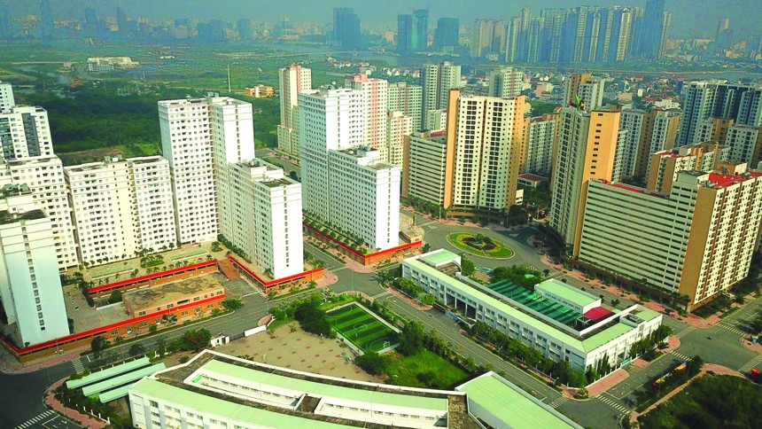 3.790 căn hộ tái định cư tại Khu đô thị mới Thủ Thiêm được chuyển thành nhà ở thương mại và đưa ra đấu giá. Ảnh: Lê Toàn.