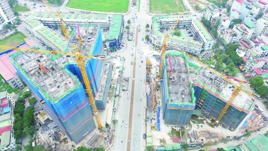 Nhiều dự án triển khai trở lại sau khi được gỡ vướng. Ảnh: Dũng Minh.
