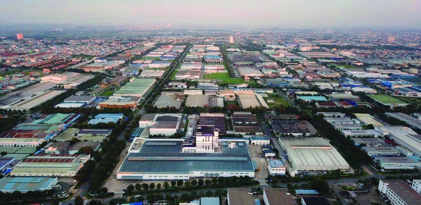 Khu công nghiệp VSIP Bình Dương. Ảnh: Lê Toàn.