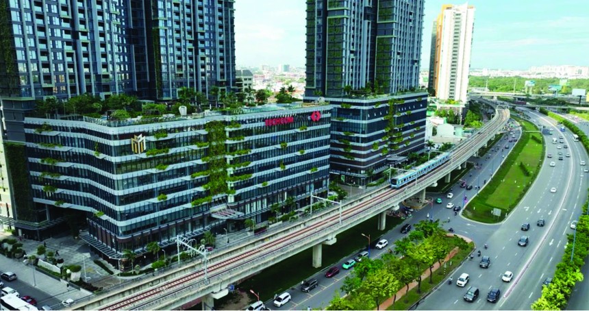 Các dự án dọc tuyến Metro số 1 ghi nhận mức tăng giá 10-30% trong vòng 2 năm.