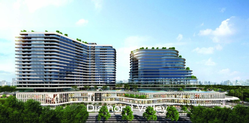 Phối cảnh dự án Diamond Sky. Ảnh: Lê Toàn.