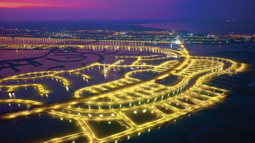 Dự án Khu đô thị lấn biển Cần Giờ, quy mô 2.870 ha, tổng vốn đầu tư hơn 10 tỷ USD, đang được triển khai rầm rộ.