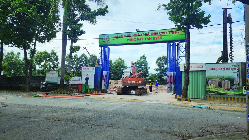 Dự án nhà ở xã hội Phúc Đạt Tân Uyên có giá bán tương đương khu vực trung tâm TP.HCM. Ảnh: Lê Toàn.