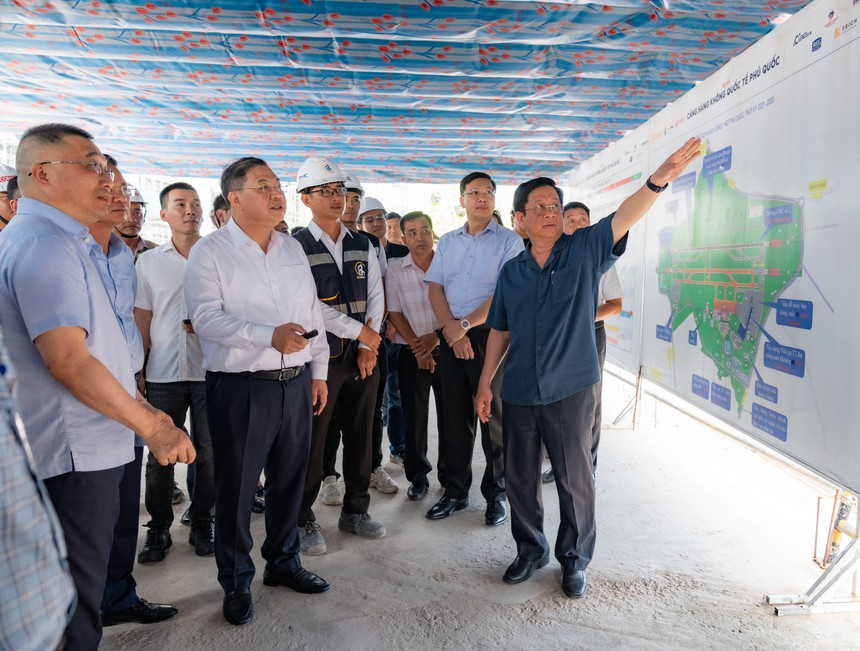 Phó Thủ tướng Phạm Gia Túc kiểm tra, chỉ đạo tháo gỡ vướng mắc các công trình phục vụ APEC 2027.
