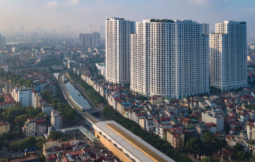 Các dự án bất động sản bám theo dự án hạ tầng giao thông, tuyến metro luôn duy trì được sức hấp dẫn riêng. Ảnh: Dũng Minh.