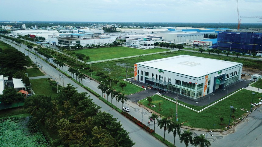 Khu công nghiệp Long Hậu. Ảnh: Lê Toàn.