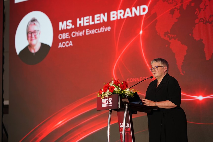 Bà Helen Brand, Tổng giám đốc ACCA toàn cầu. Ảnh: ACCA Việt Nam