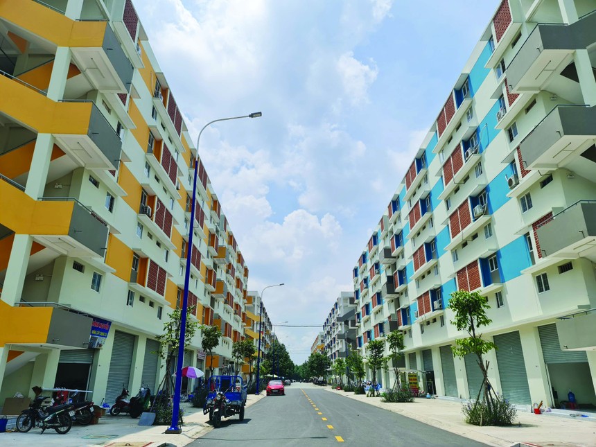 Một dự án nhà ở xã hội cho thuê tại TP.HCM. Ảnh: Lê Toàn.