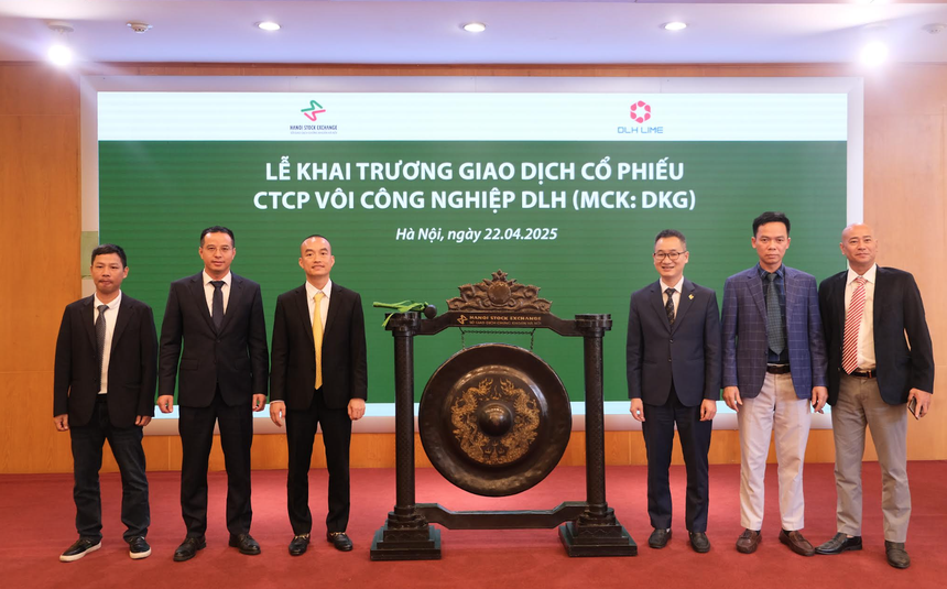 Hơn 14,3 triệu cổ phiếu DKG của CTCP Vôi công nghiệp DLH giao dịch trên UPCoM