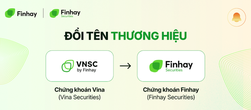 Công ty Chứng khoán Vina chính thức đổi tên thành Công ty Chứng khoán Finhay 