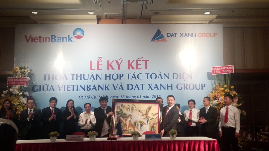 VietinBank sẽ tài trợ 20 ngàn tỷ đồng cho Đất Xanh 