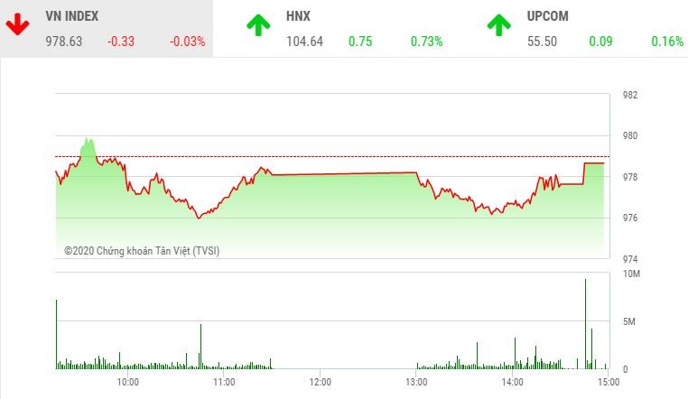 Phiên chiều 20/1: Thị trường phân hóa, VN-Index điều chỉnh nhẹ
