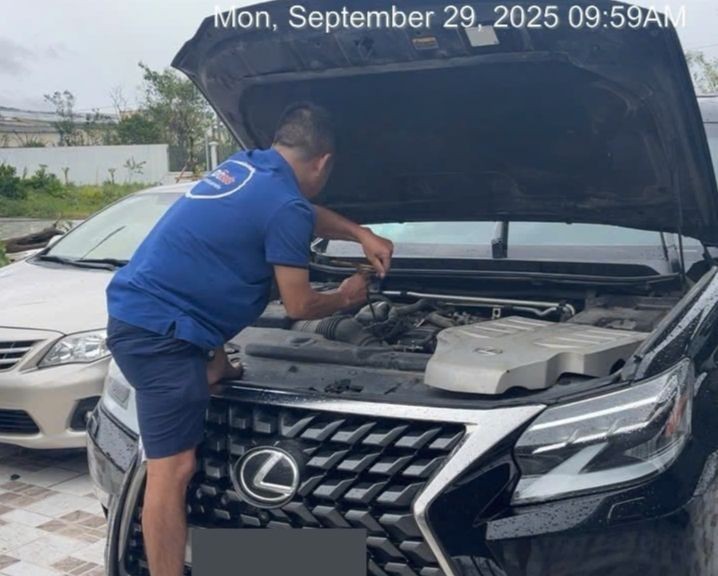 Giám định viên của PTI tại hiện trường