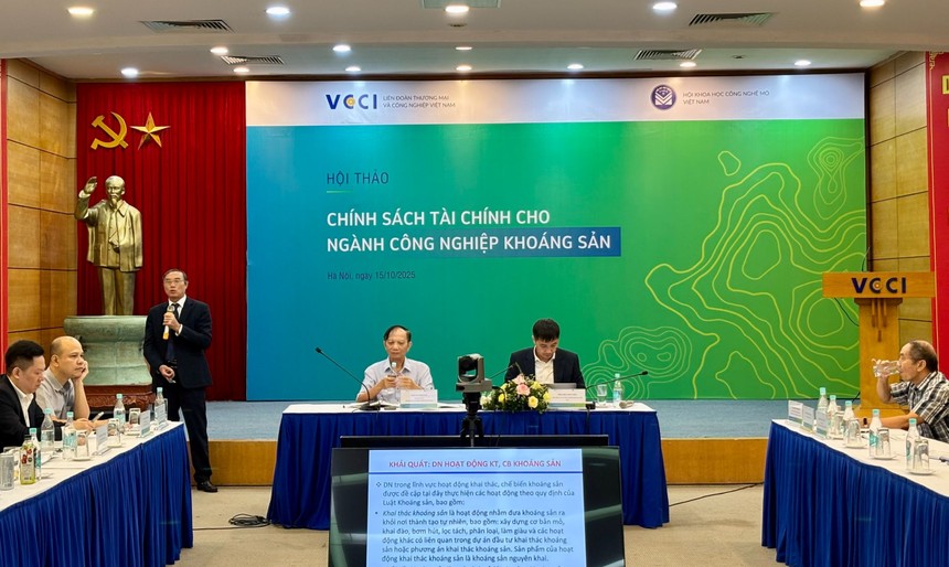 Toàn cảnh Hội thảo “Chính sách tài chính cho ngành công nghiệp khoáng sản”