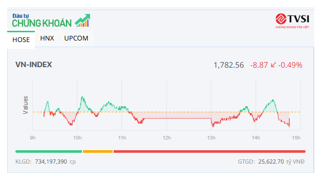 Cổ phiếu Vingroup tím lịm, thị trường vẫn mất điểm 