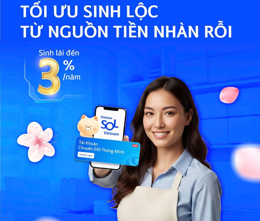 Ngân hàng Shinhan Việt Nam ra mắt tài khoản chuyển đổi thông minh 