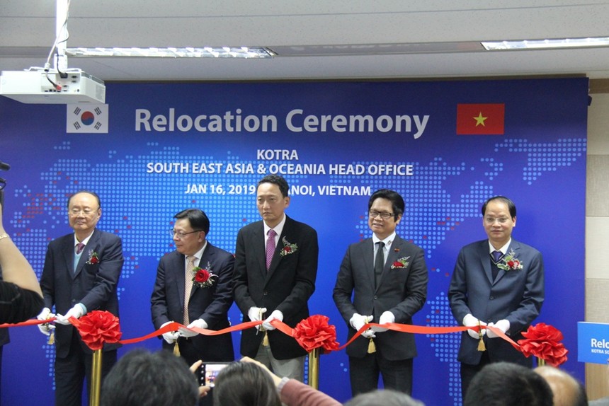 KOTRA đã rời trụ sở KOTRA Đông Nam Á và Châu Đại Dương từ Singapore về Hà Nội