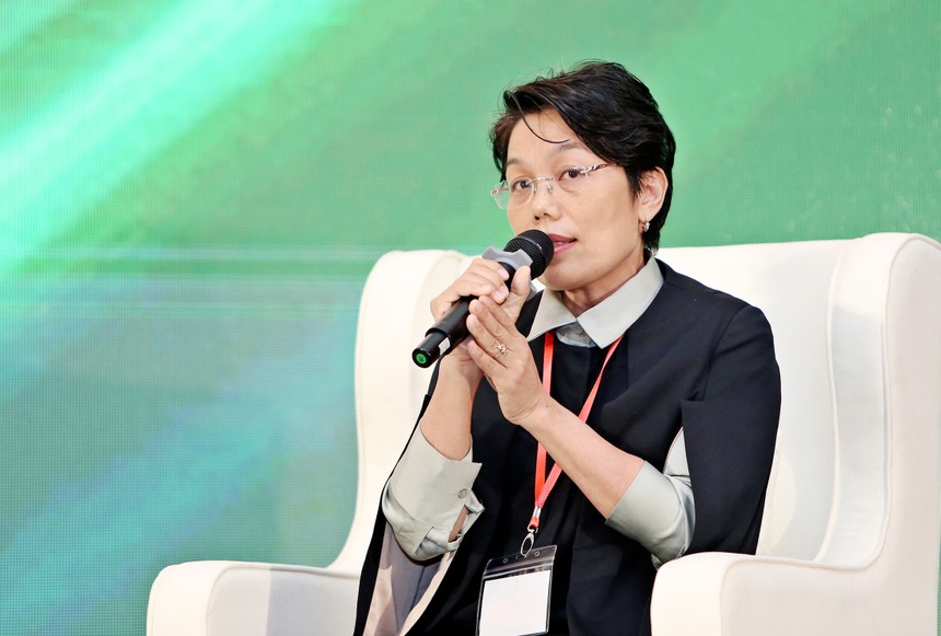 Bà Bùi Bích Liên, Nhà sáng lập kiêm Tổng giám đốc, Công ty cổ phần Thương mại và Công nghệ EMCOM. Ảnh Dũng Minh.