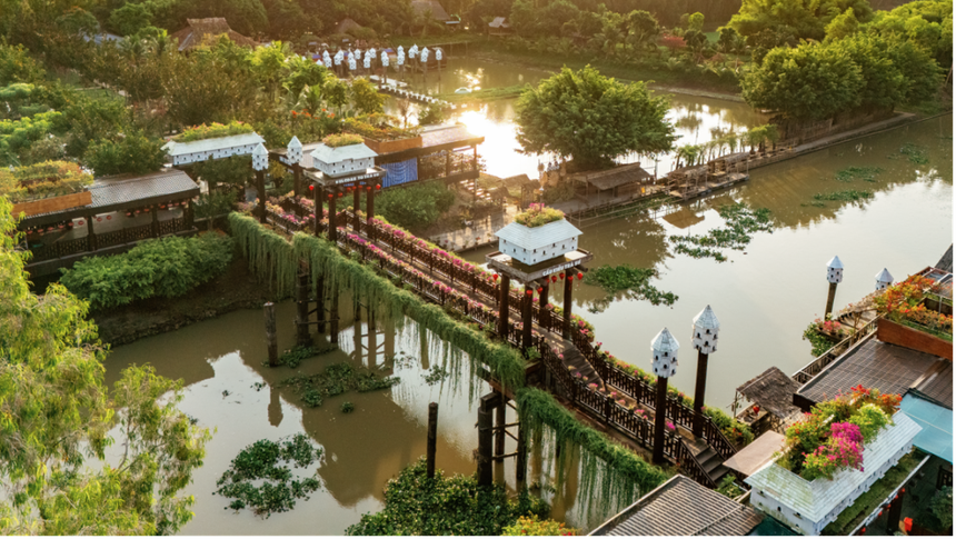 Nơi thiên nhiên giữ lại màu xanh tinh khôi nhất cho miền sông nước.