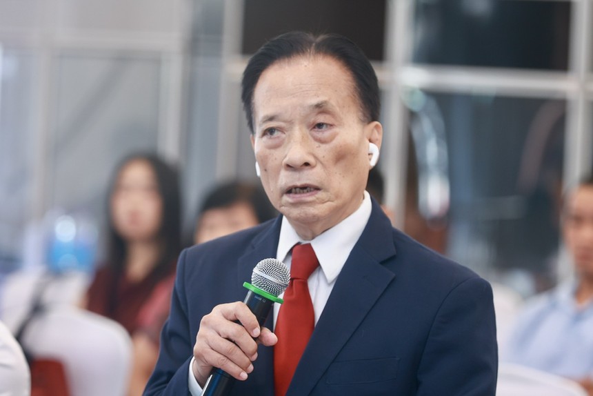 TS Nguyễn Trí Hiếu, Viện trưởng Viện Nghiên cứu và Phát triển Thị trường Tài chính & Bất động sản Toàn cầu. Ảnh: Chí Cường.