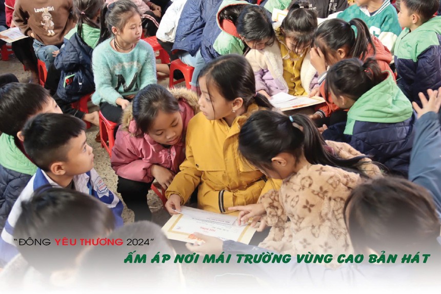 “Đông yêu thương 2024” – Ấm áp nơi mái trường vùng cao Bản Hát