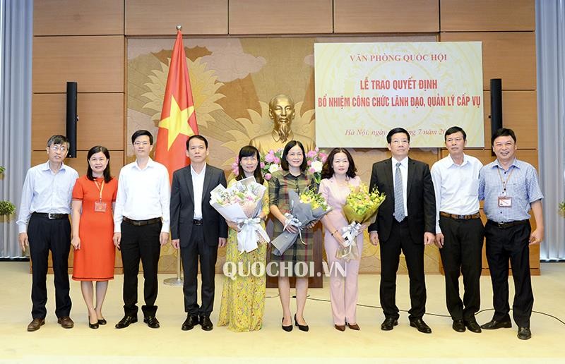 Văn phòng Quốc hội, Tòa án nhân dân tối cao bổ nhiệm nhân sự mới