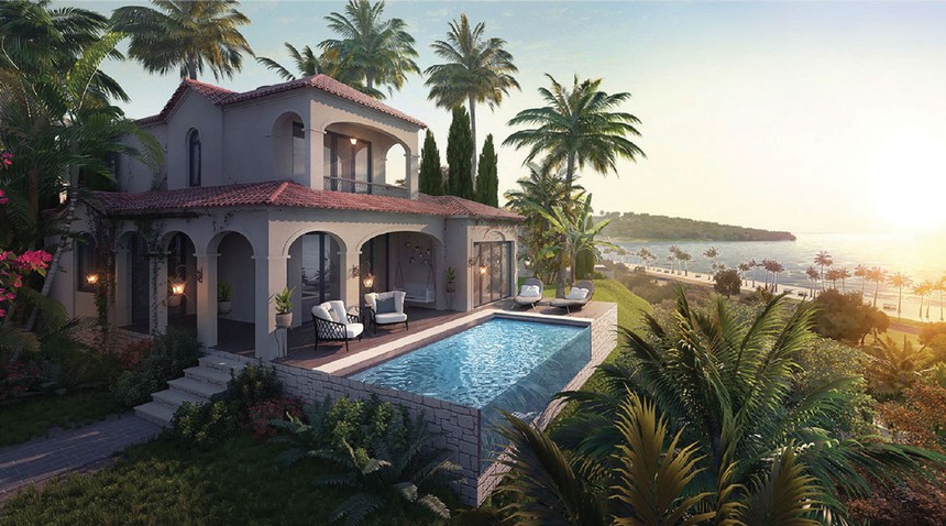 Novaland đang chuyển hướng phát triển bất động sản nghỉ dưỡng. Trong ảnh: Dự án nghỉ dưỡng của Novaland 
tại Mũi Né, Phan Thiết.