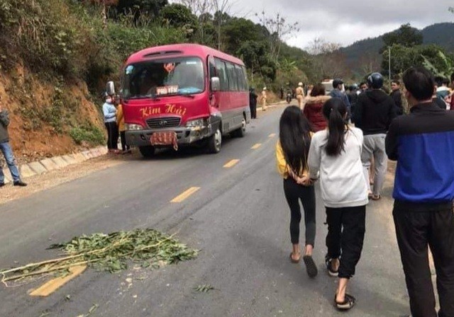 Hiện trường vụ tai nạn (Ảnh: CTV).