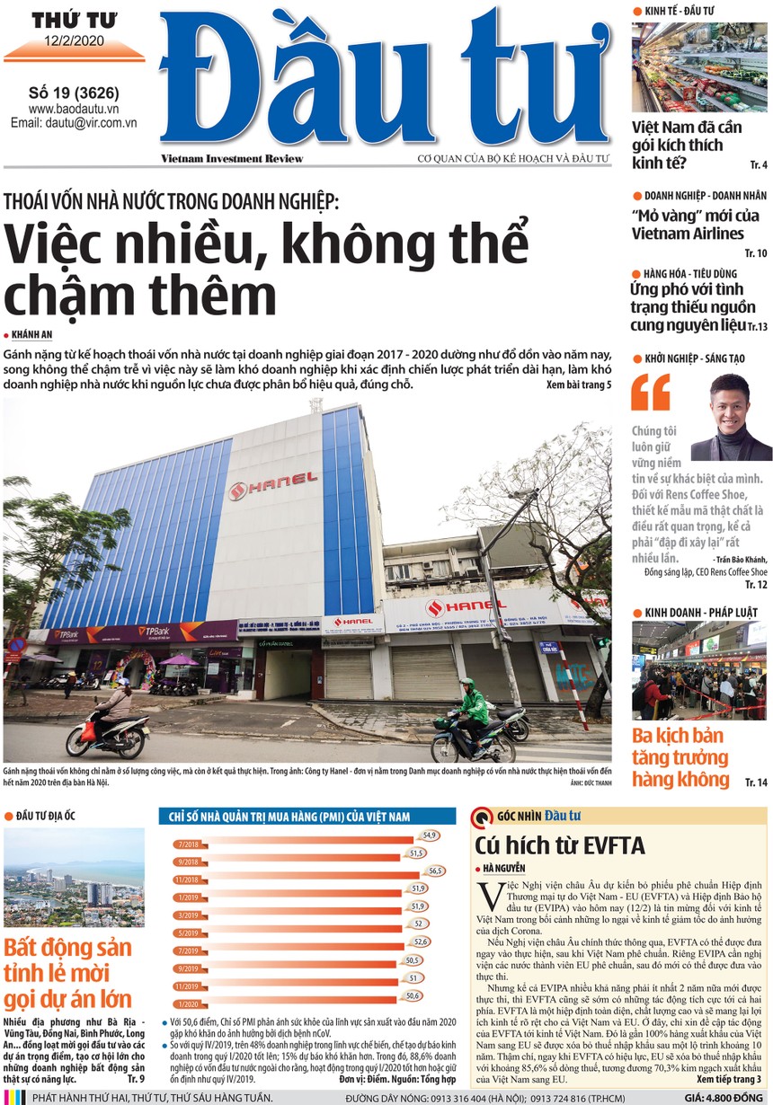 Đầu tư số 19/2020