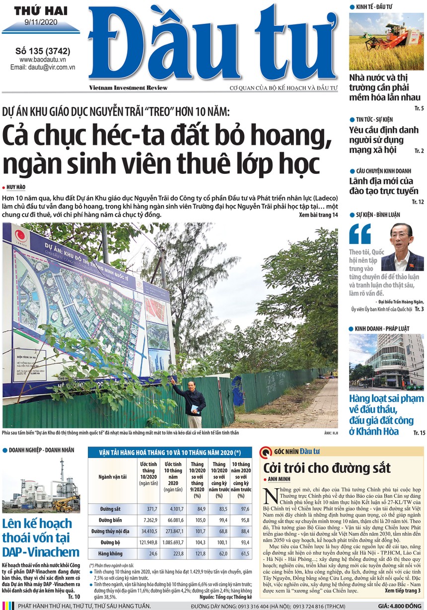 Báo Đầu tư số 135