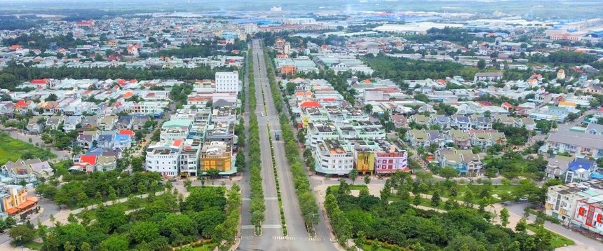 Sự phát triển sầm uất của khu vực thị xã Bến Cát.