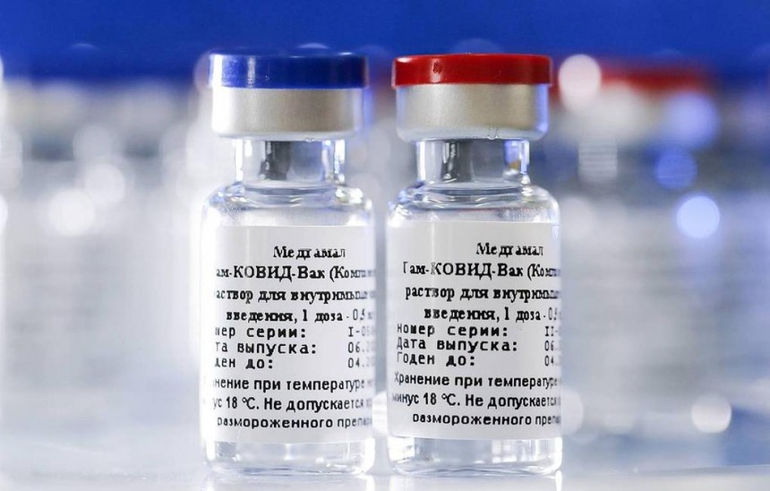 Vaccine Sputnik V của Nga. Ảnh: TASS.