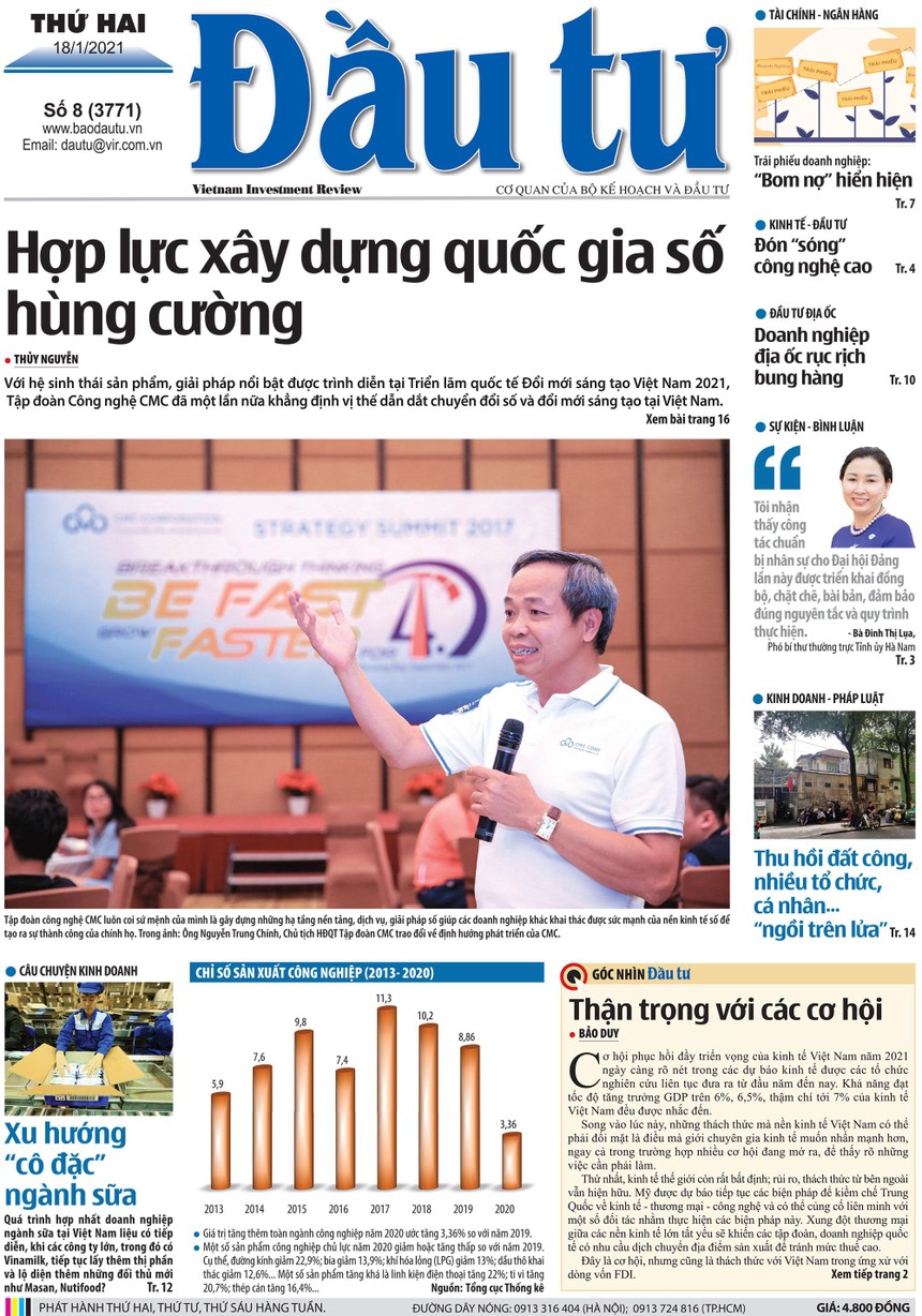 Báo Đầu tư số 8