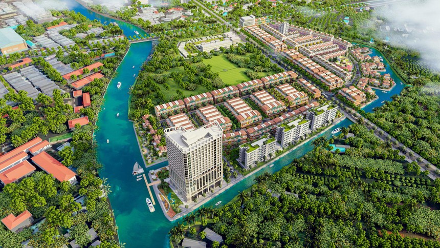 Hình diễn họa phối cảnh Khu đô thị T&T Tamda. Ảnh: Chủ đầu tư