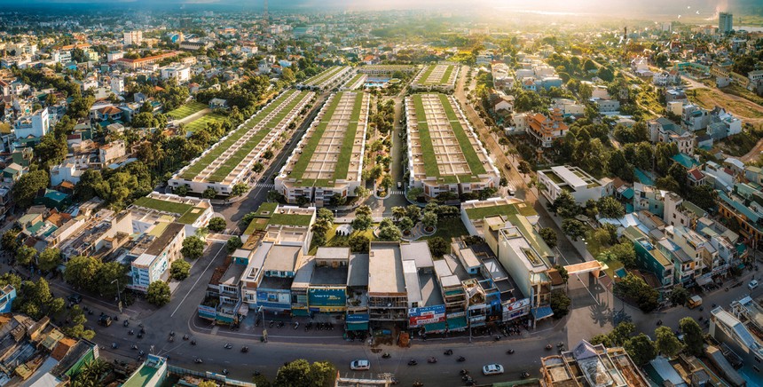 Phối cảnh dự án Khu dân cư Phát Đạt - Bàu Cả (Quảng Ngãi)
