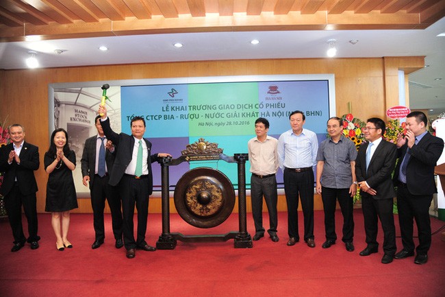 Habeco vừa đưa cổ phiếu lên thị trường UPCoM từ ngày 28/10