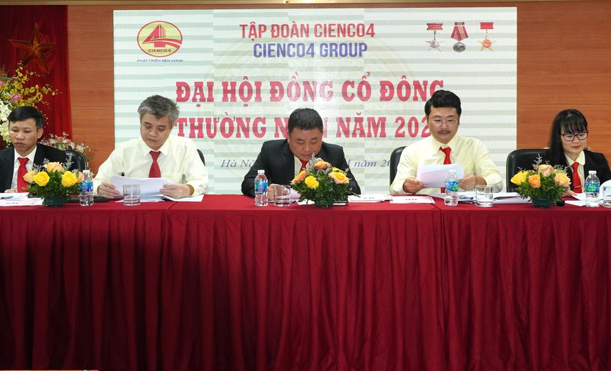 ĐHĐCĐ Cienco 4 (C4G): Tăng vốn lên 3.300 tỷ đồng, chia cổ tức 2022 tỷ lệ 12% 