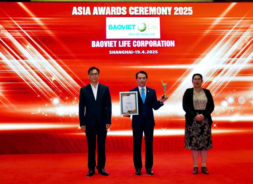 Thương hiệu Bảo Việt Nhân thọ được vinh danh trong TOP 10 Doanh nghiệp tiêu biểu châu Á 2025